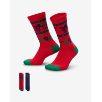 Шкарпетки Nike Everyday Plush Cushioned Winter Wonderland Socks 2 Pair HV6939-900