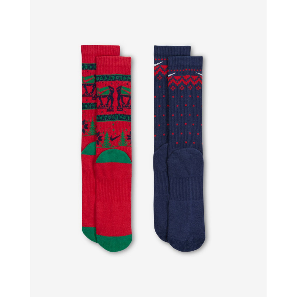 Шкарпетки Nike Everyday Plush Cushioned Winter Wonderland Socks 2 Pair HV6939-900