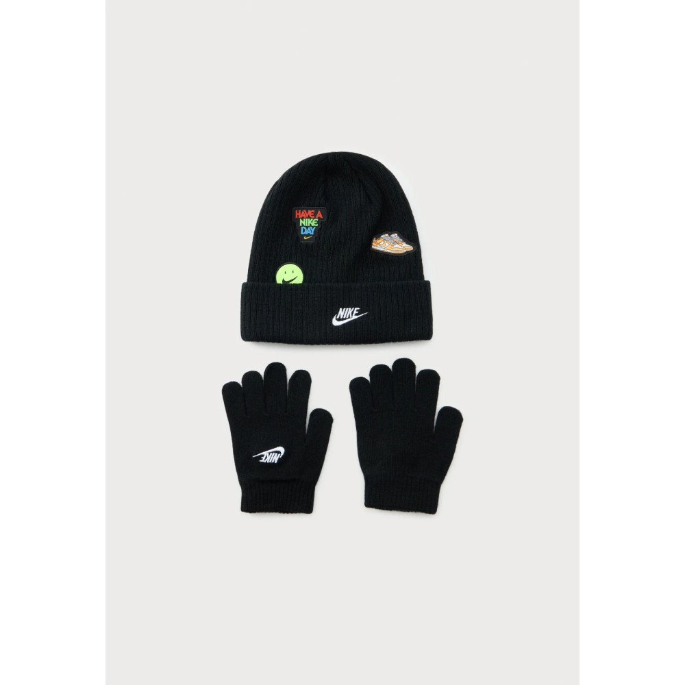 Шапка і рукавички Nike Patch Peak Beanie Set 8A3135-023
