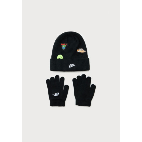 Шапка и перчатки Nike Patch Peak Beanie Set 8A3135-023