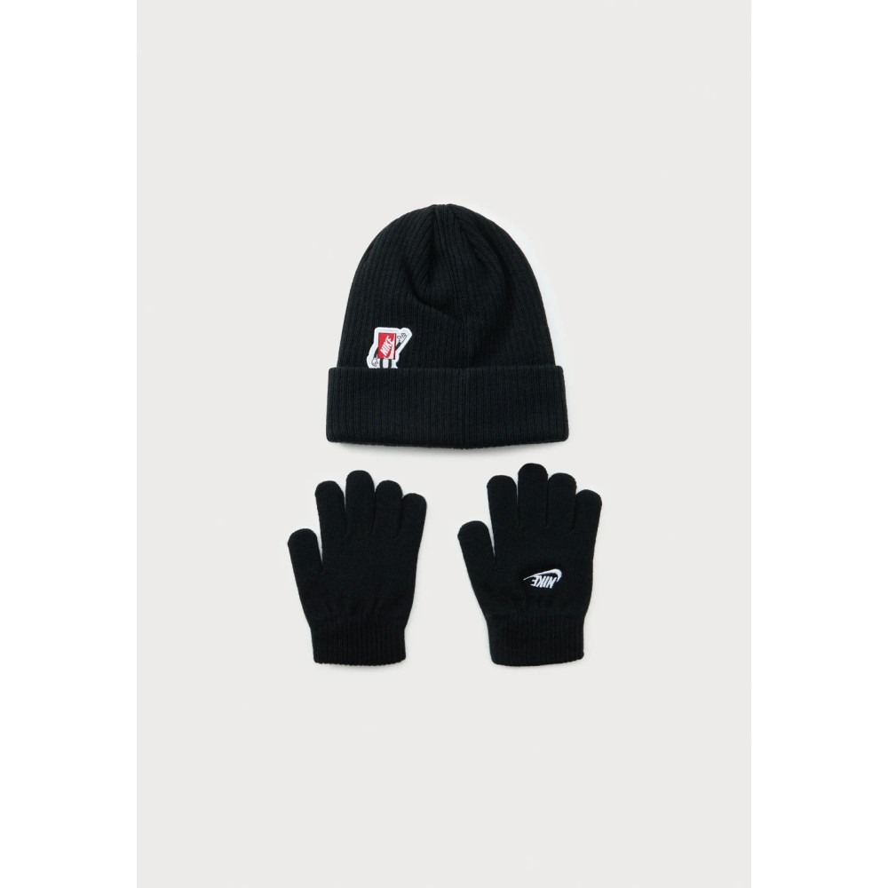 Шапка и перчатки Nike Patch Peak Beanie Set 8A3135-023