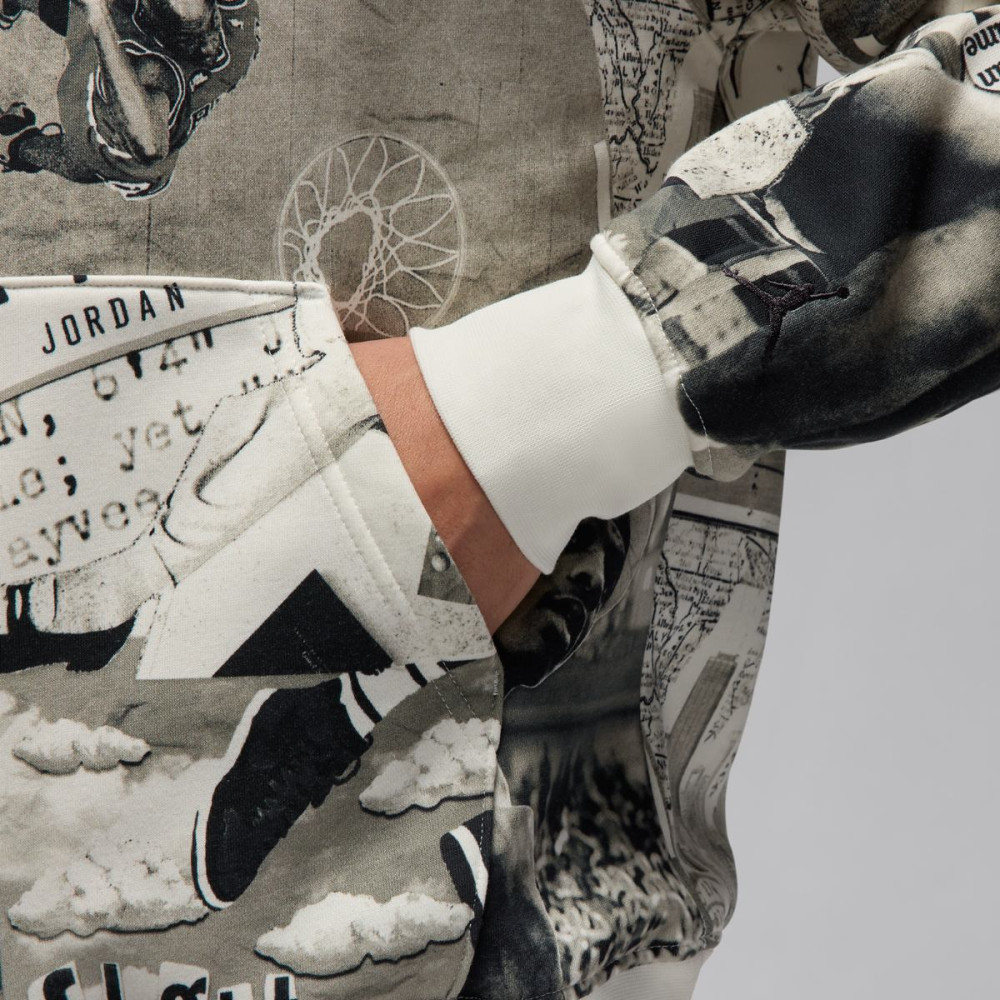 Кофта Jordan Brooklyn All Over Print Fleece Hoodie FV7297-010
