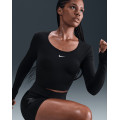 Женская футболка Nike Pro Dri-FIT Shine Cropped Top HV9992-010