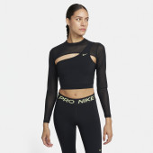 Женская футболка Nike Pro Long-Sleeve Cropped Top FB5683-010
