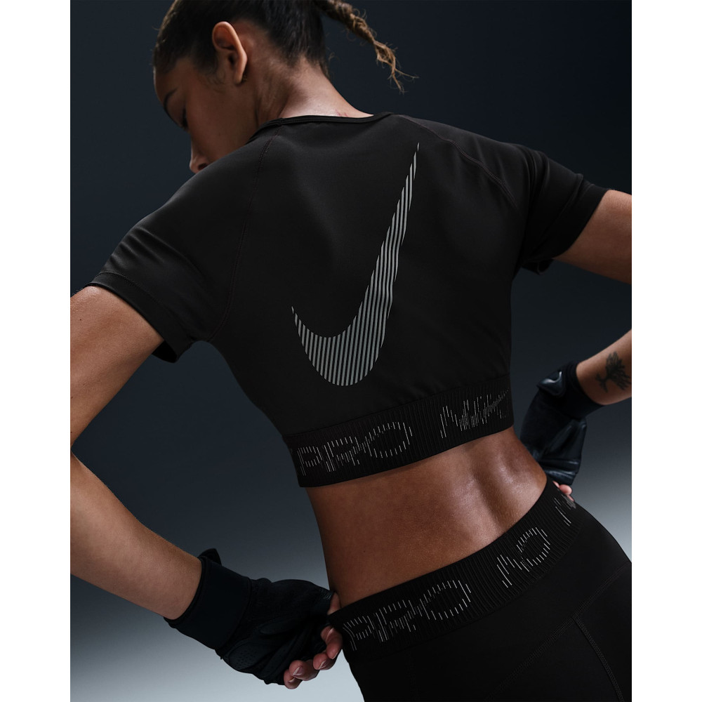 Женская майка Nike Pro Dri-FIT Graphic Cropped Top HM6369-010