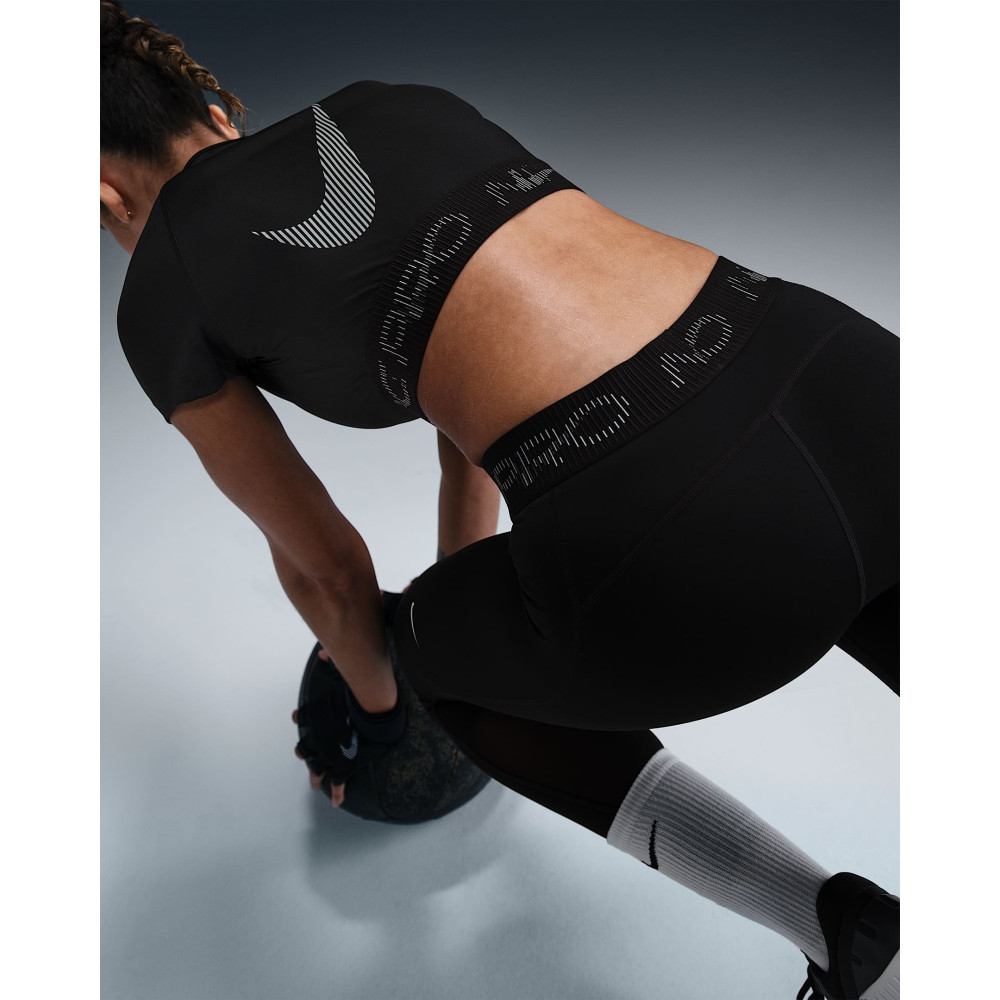 Женская майка Nike Pro Dri-FIT Graphic Cropped Top HM6369-010