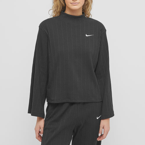 Женская футболка Nike Sportswear Ribbed Jersey Long-Sleeve Top DM6399-010