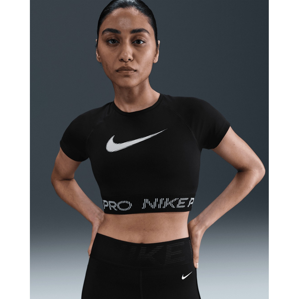 Жіноча майка Nike Pro Dri-FIT Graphic Cropped Top HV3673-010