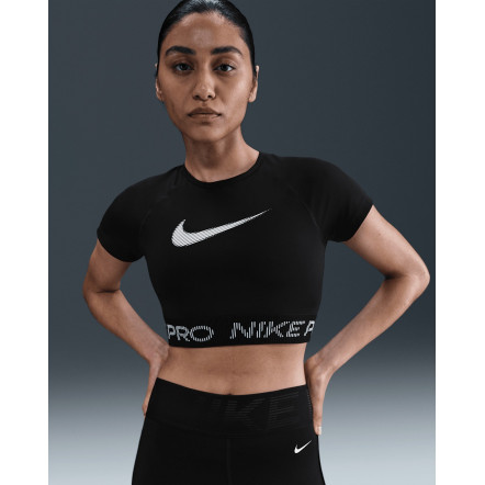 Женская майка Nike Pro Dri-FIT Graphic Cropped Top HV3673-010