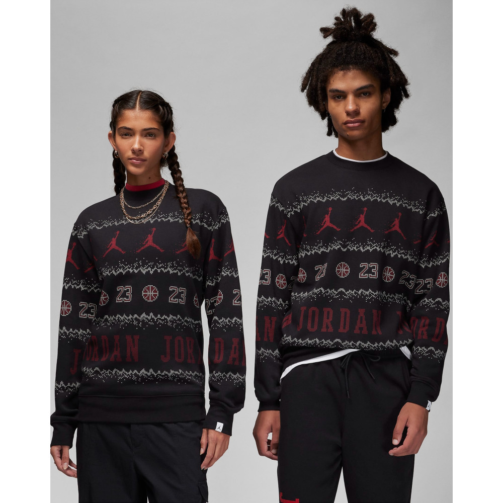 Кофта Jordan Esential Holiday Fleece Crew FD7463-010