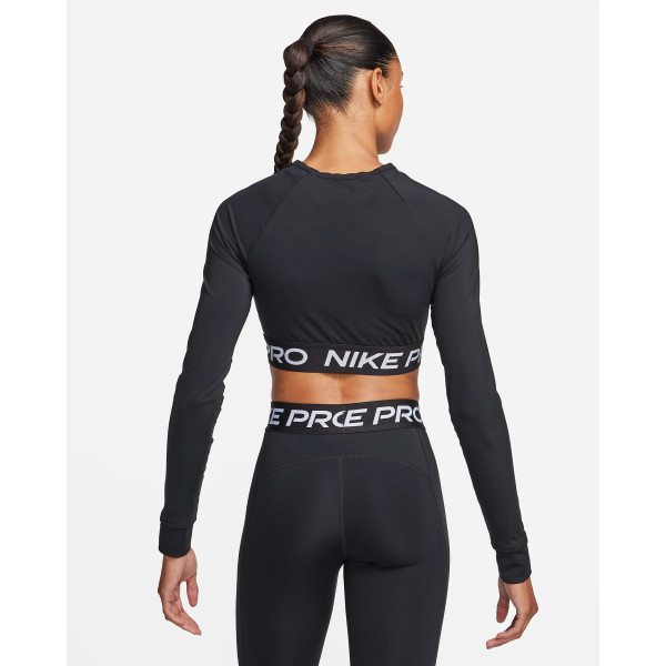 Женская футболка Nike Pro Long-Sleeve Cropped Top FV5484-010