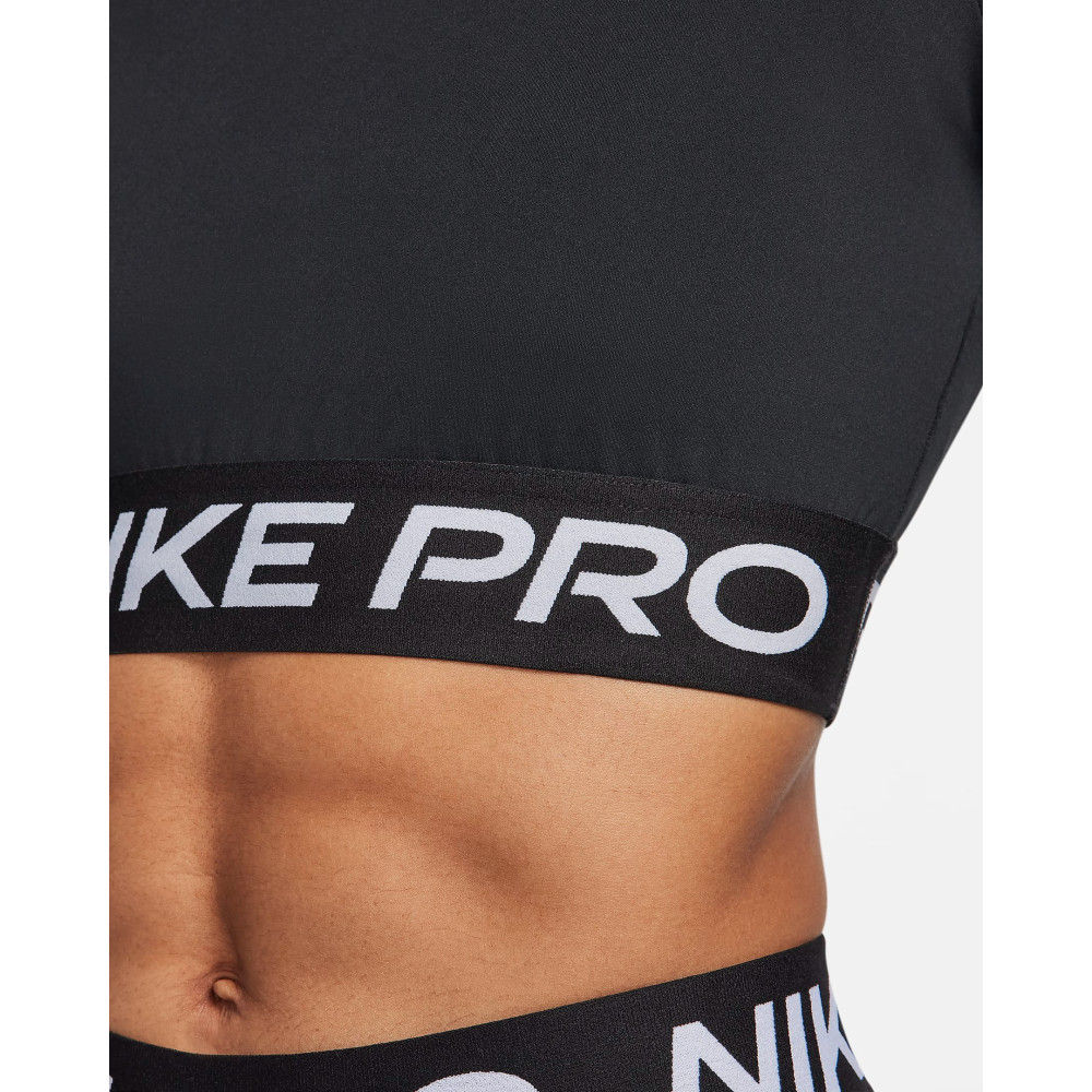 Женская футболка Nike Pro Long-Sleeve Cropped Top FV5484-010
