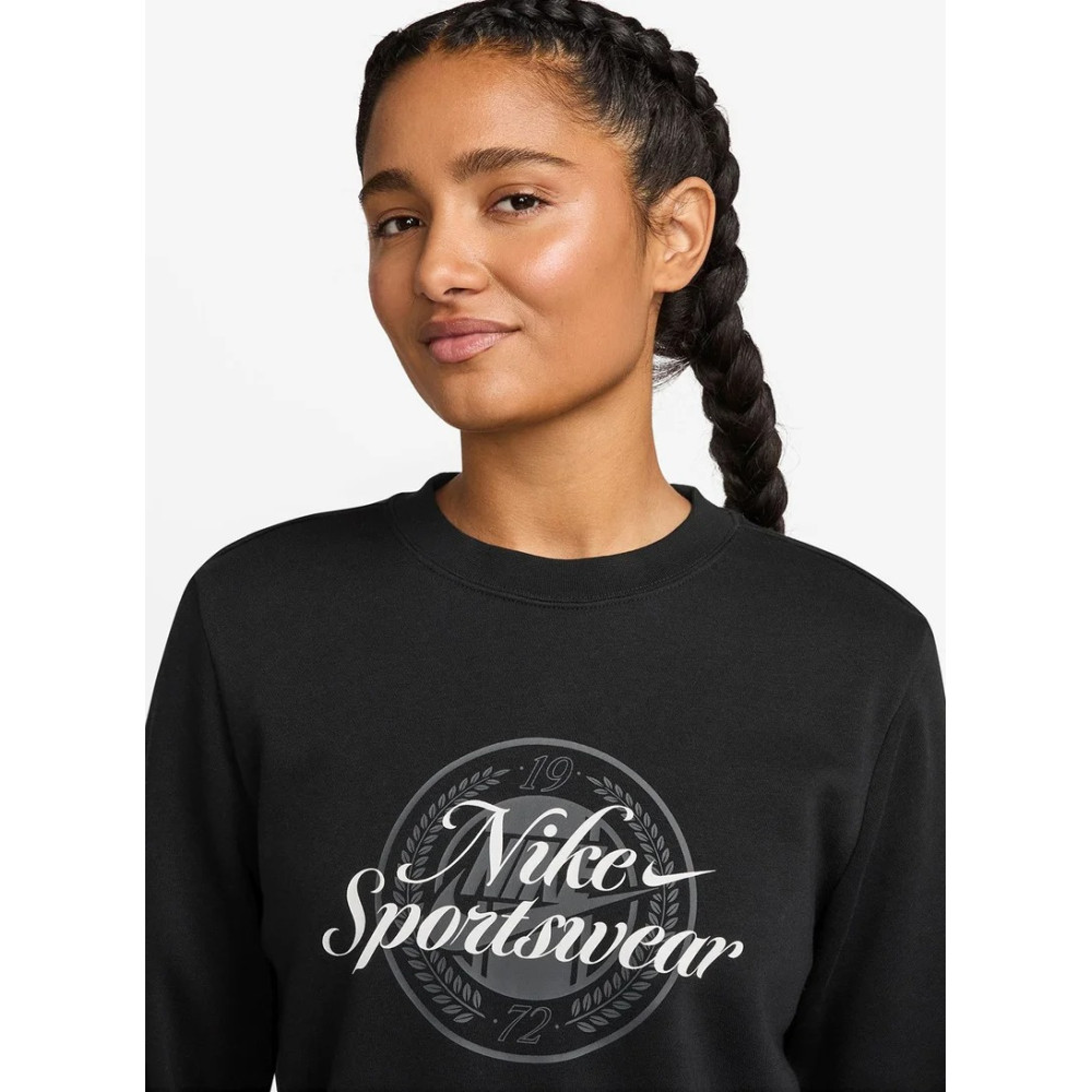 Жіноча толстовка Nike Sportswear Club Fleece Graphic Crew HV2342-010