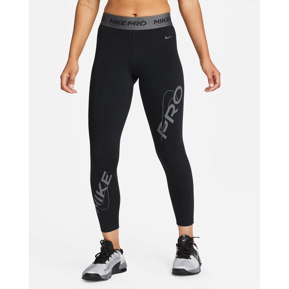 Жіночі лосіни Nike Pro DRI-FIT Mid-Rise Graphic 7/8 Tight FB5488-010