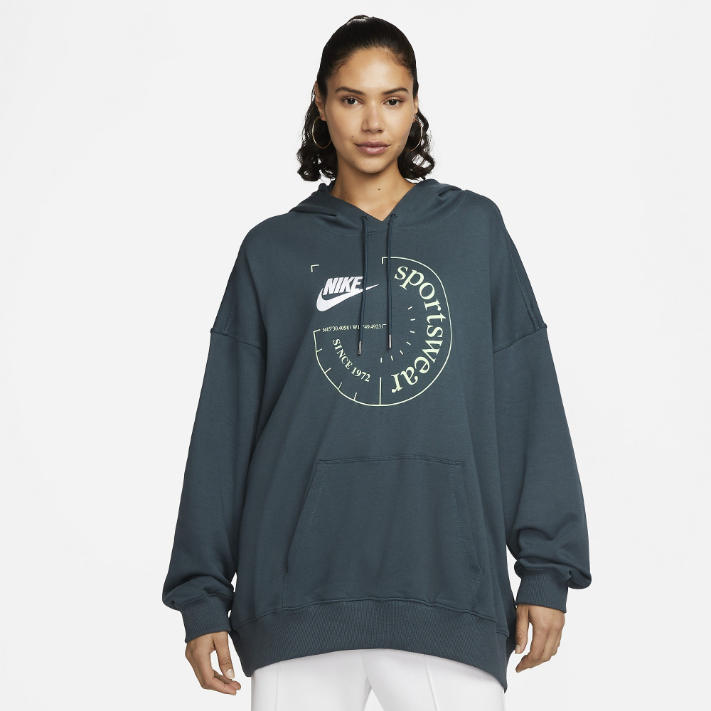 Жіноча толстовка Nike Sportswear Fleece Oversized Hoodie FN7695-328