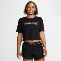 Женская футболка Nike Pro Short-Sleeve Cropped Tee HF0762-010