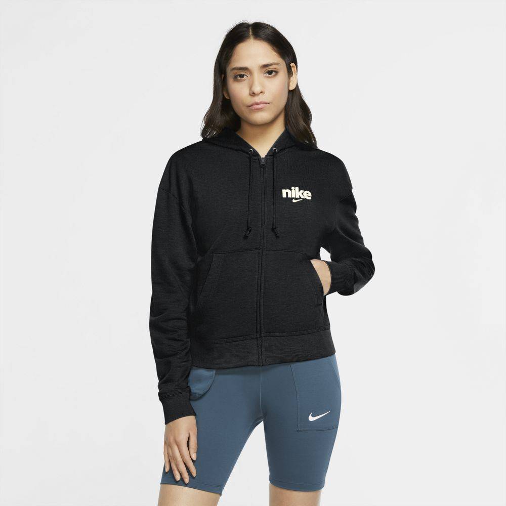 Жіноча толстовка Nike Full Zip Fleece Varsity Hoodie CU5056-010
