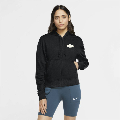 Женская толстовка Nike Full Zip Fleece Varsity Hoodie CU5056-010