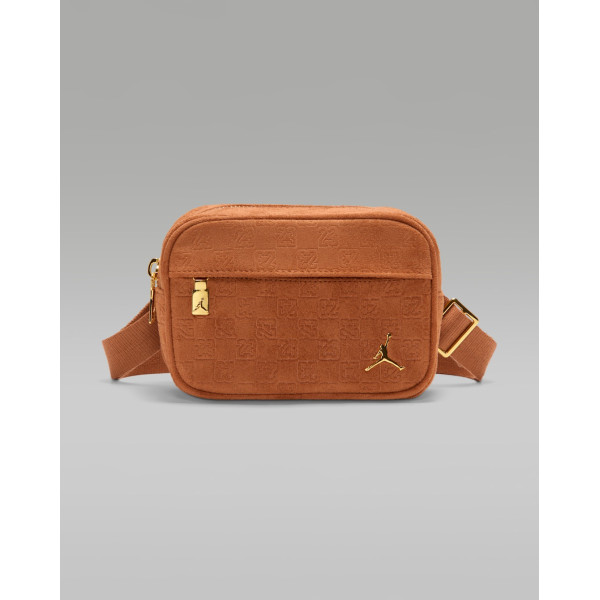 Сумка через плечо Jordan Suede Monogram Camera Bag MA9207-X6X