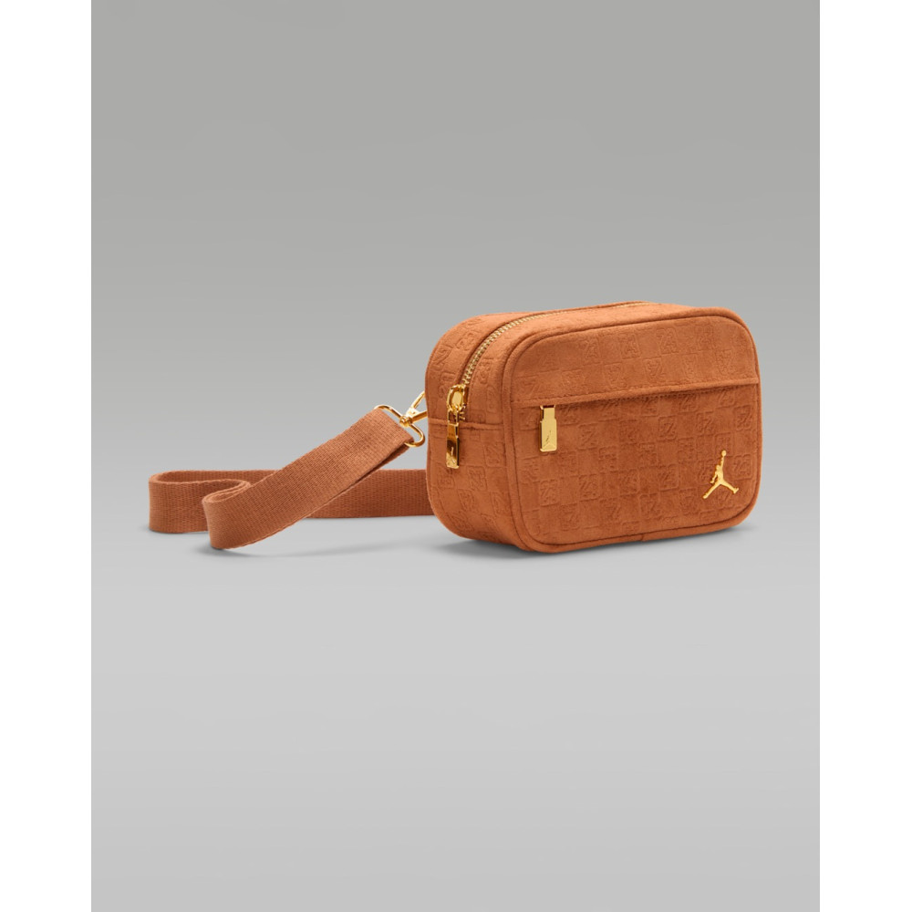Сумка через плече Jordan Suede Monogram Camera Bag MA9207-X6X