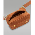 Сумка через плечо Jordan Suede Monogram Camera Bag MA9207-X6X