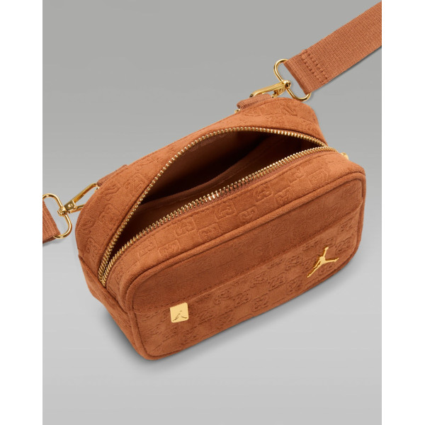 Сумка через плечо Jordan Suede Monogram Camera Bag MA9207-X6X