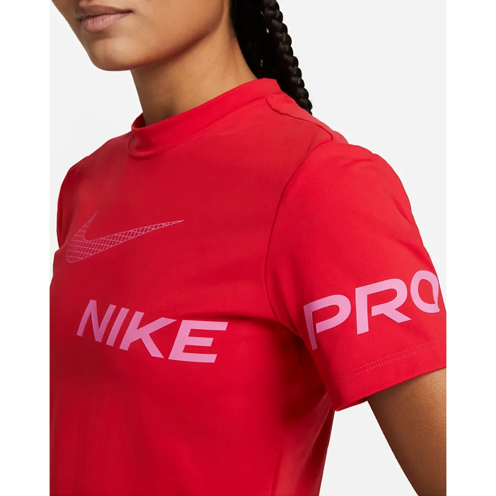 Жіноча майка Nike Pro Dri-FIT Graphic Cropped Top DX0078-657