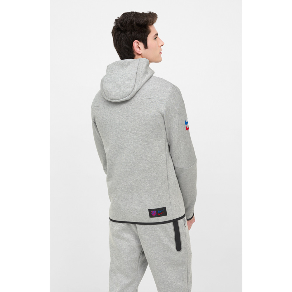 Кофта Nike Sportswear FC Barcelona Tech Fleece Hoodie DN3084-063