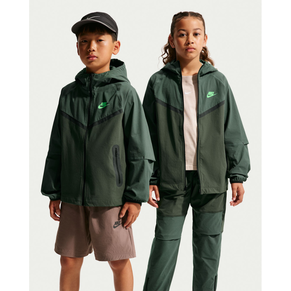 Дитяча спортивна кофта Nike Boys Sportswear Tech Fleece Woven Hoodie HQ8911-005