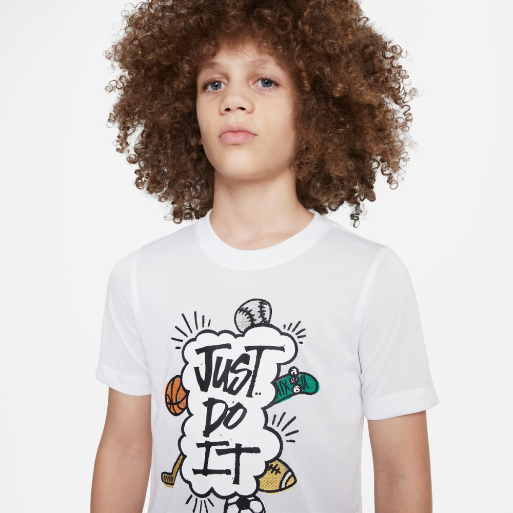 Дитяча футболка Nike Boys Dri-FIT Just Do It Multi Sport Tee DX9534-100