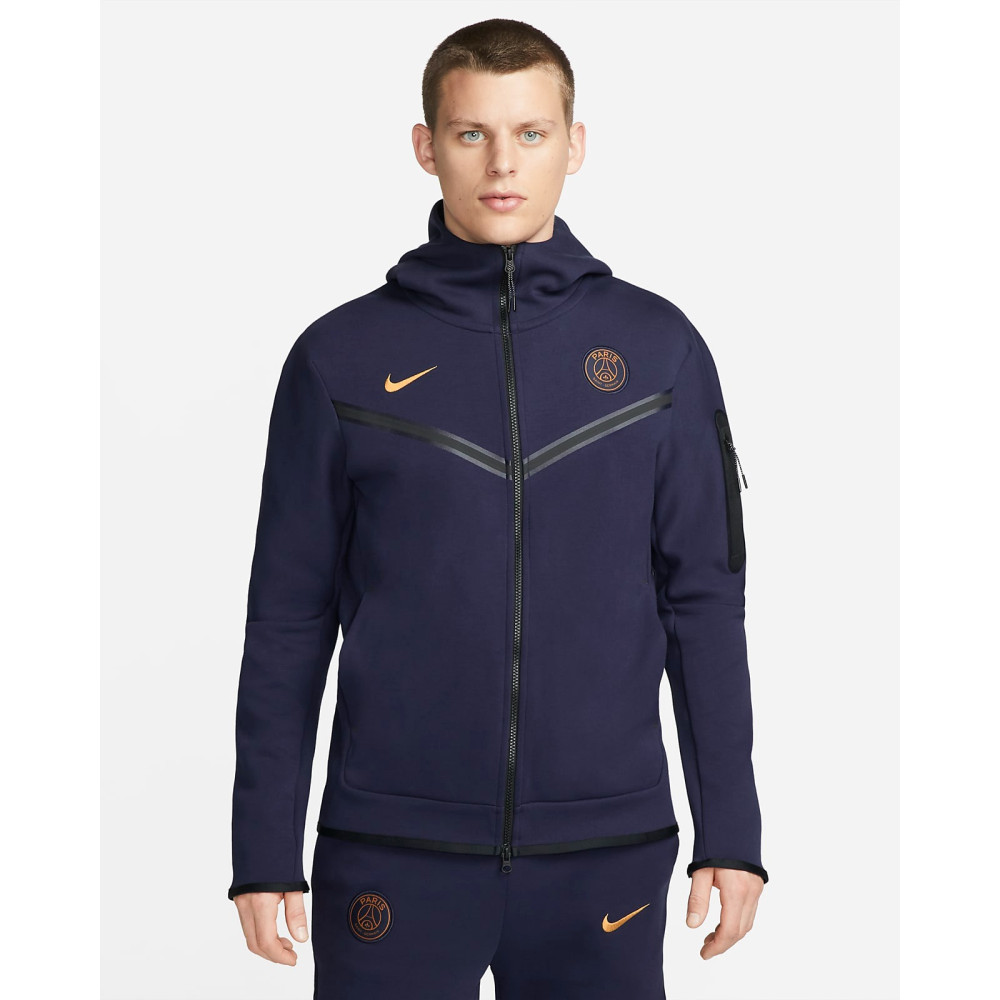 Кофта Nike Sportswear Paris Saint-Germain Tech Fleece Hoodie DV4827-498