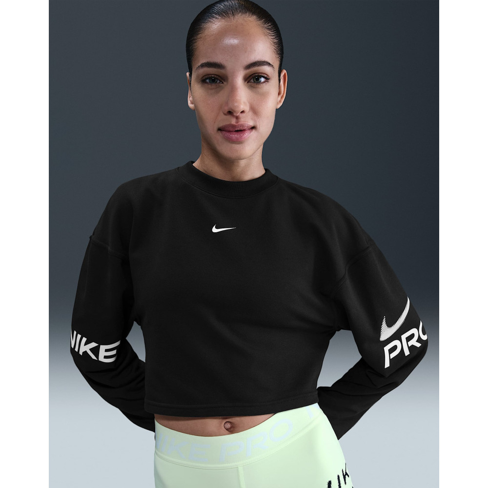 Жіноча толстовка Nike Pro Dri-Fit Graphic Crew HV3591-010