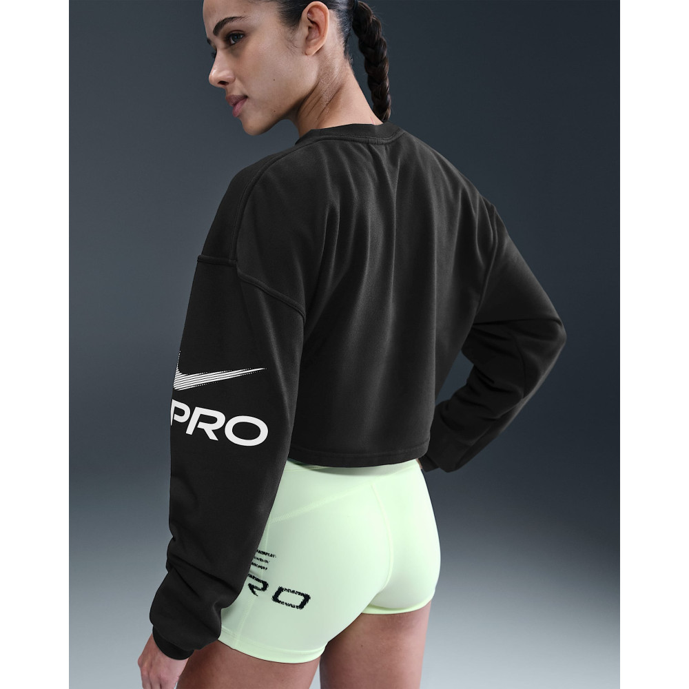 Жіноча толстовка Nike Pro Dri-Fit Graphic Crew HV3591-010