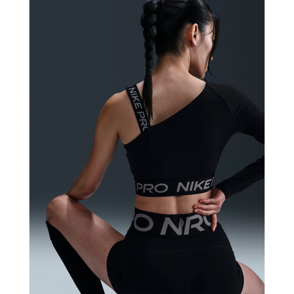 Жіноча футболка Nike Pro Dri-FIT Shine Cropped Top FV8100-010