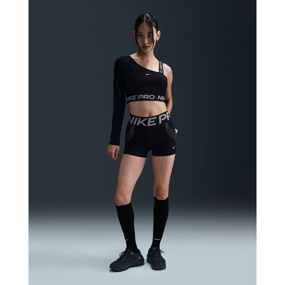 Жіноча футболка Nike Pro Dri-FIT Shine Cropped Top FV8100-010