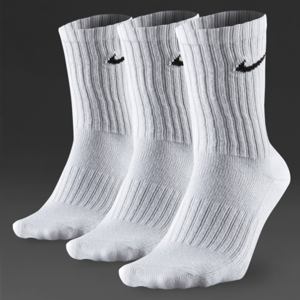 Носки повседневные Nike 3 Pack Value Cotton Crew Sock SX4508-101
